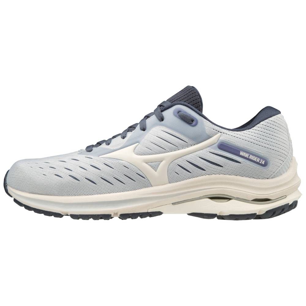 Mizuno Wave Rider 24 Női Futócipő Fehér/Lila TSM573801